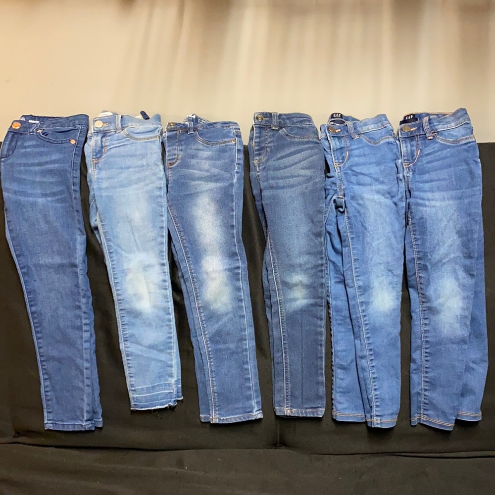6 pair of girls Jeggings/jeans